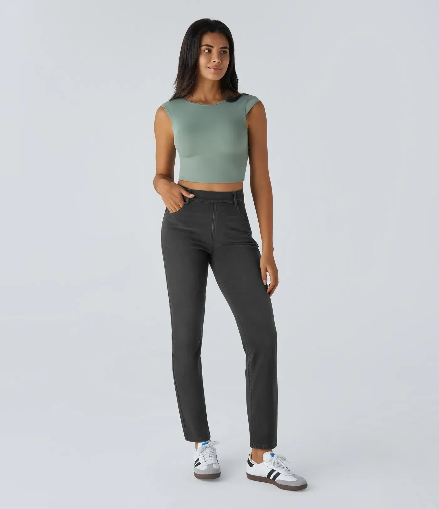 🎁Buy Two Free Shipping🎁 Elastic & Comfortable High Waisted Pants