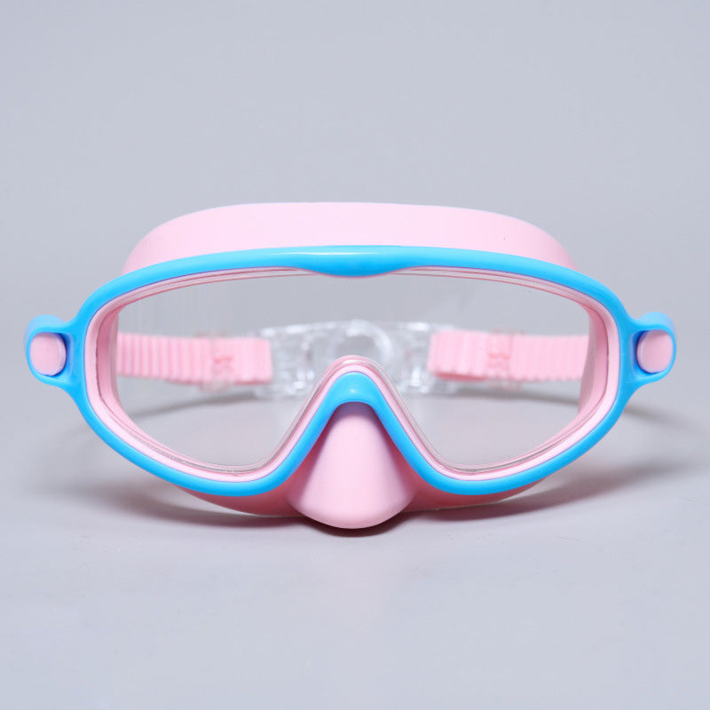 🥽Children's Nose Mask Large Frame Swimming Goggles