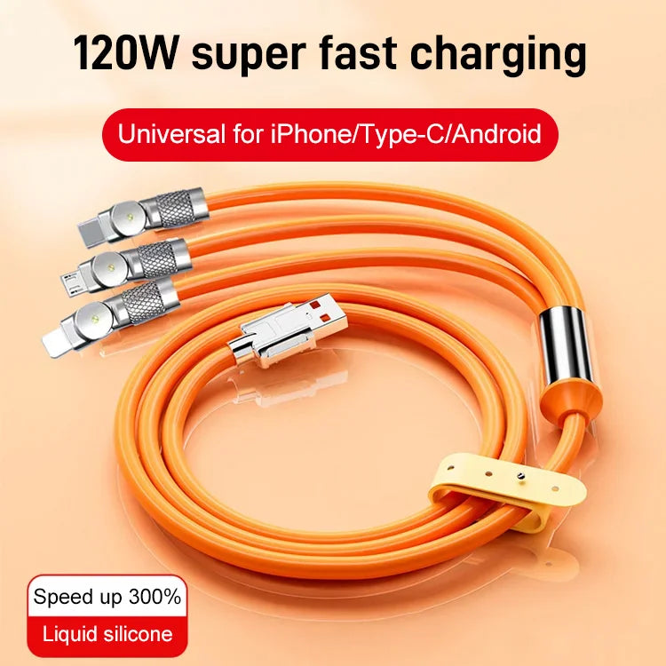 🔥🔥3-in-1 Rotatable Charging Cable🔥 (Rotatable Charging Cable)