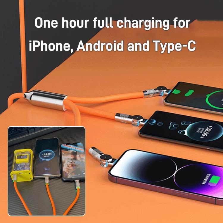 🔥🔥3-in-1 Rotatable Charging Cable🔥 (Rotatable Charging Cable)