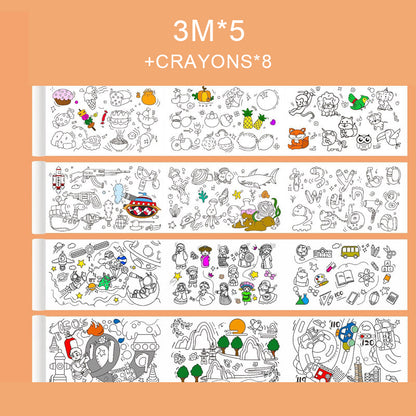 🎨 Premium Kids Drawing Roll – Spark Creativity!