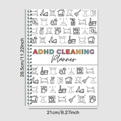 🔥LAST DAY 46% OFF - 📕ADHD Cleaning & Organizing Toolkit - Chore Planner✔