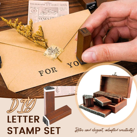 DIY Letter Stamp Set