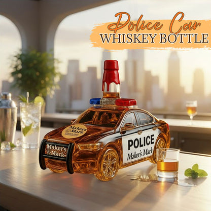 Police Car Whiskey Bottle