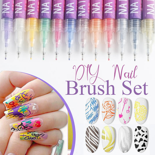 Professional Nail Brush Set