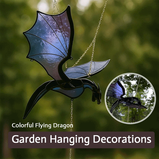 Colorful Flying Dragon Garden Hanging Decorations