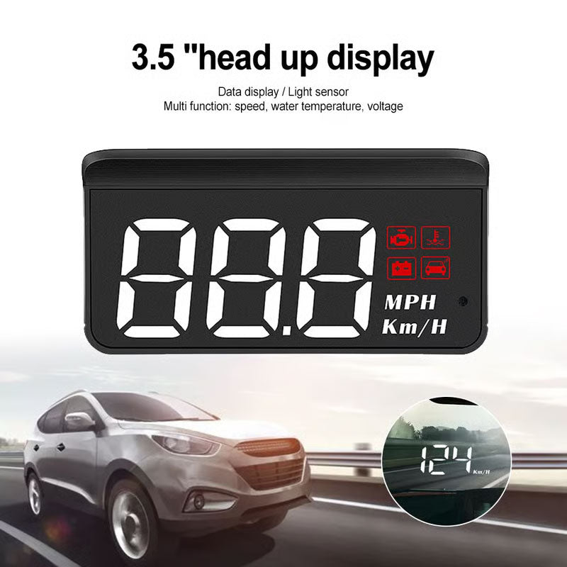 OBD2 HUD Car Head Up Display Projector Speedometer