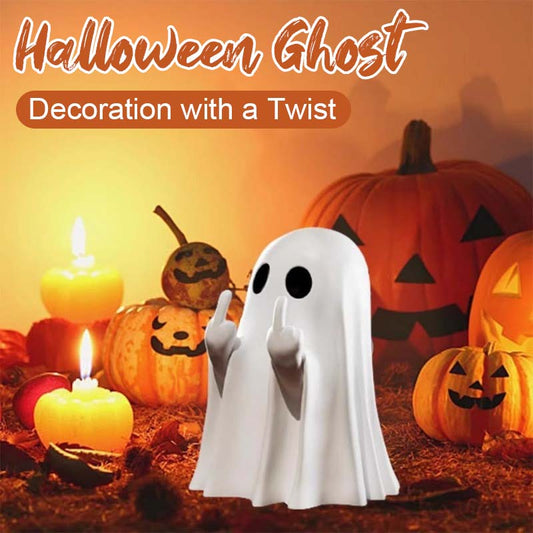 🎃 Halloween Ghost Decoration with a Twist 🖕💀