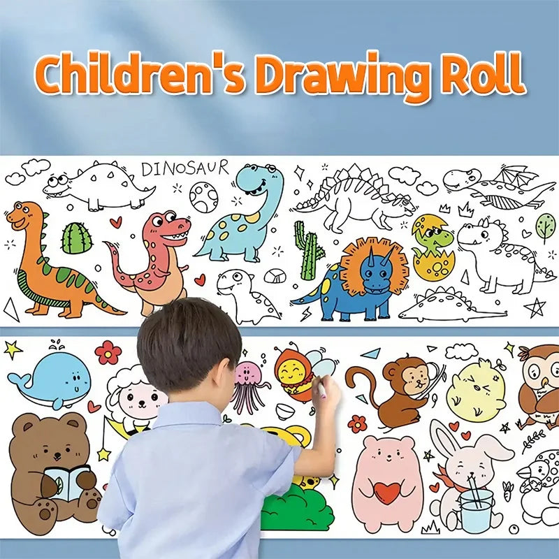 🎨 Premium Kids Drawing Roll – Spark Creativity!