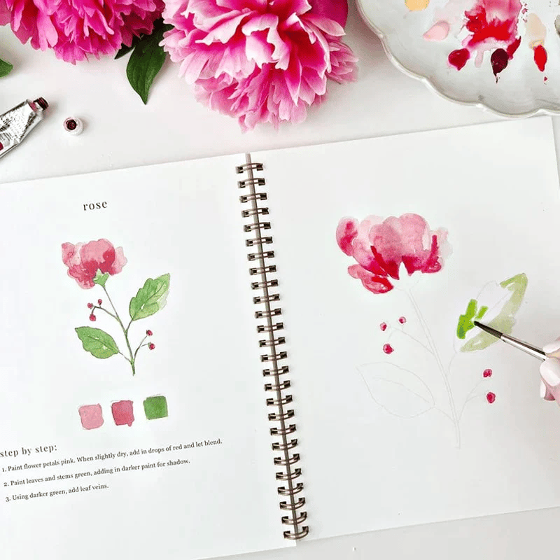 🔥Lente Korting🖼️ Aquarel Werkboek voor Nieuwe Kunstenaars