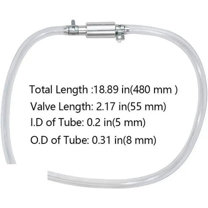 Brake Bleeder Hose - One Way Check Valve Tube Bleeding Tool Kit For Car Motorcyle Clutch