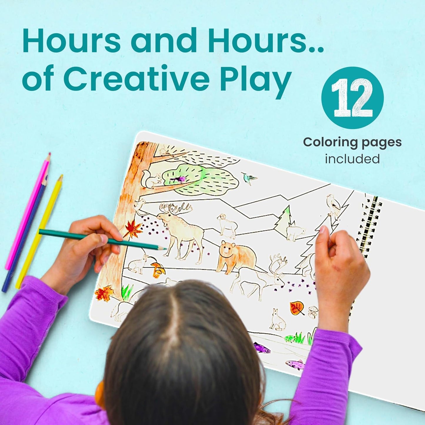 🔥LAST DAY 60% OFF - 🦋 Hello Bugs Sticker Book Activity for Kids 🐞 (over 500 stickers!)