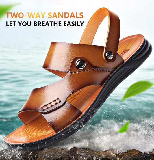 🛩️Buy 2 get 5% off and free shipping🔥Men's outdoor leather sandals