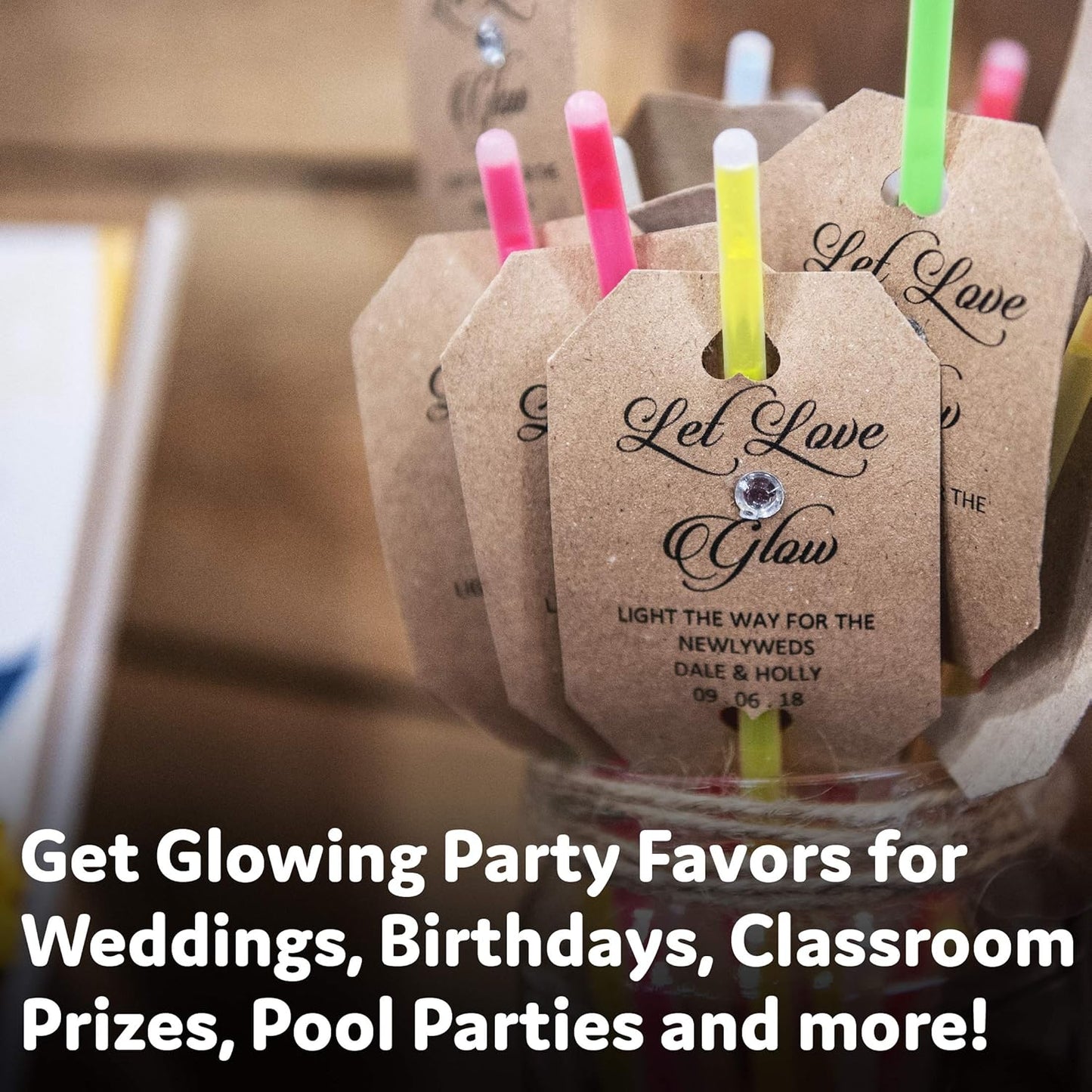 🔥2025 New Arrival 🔥✨ Ultimate Glow Party Pack - 8” Glow Sticks & Connectors 🎉