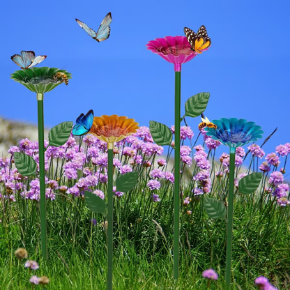 🐝🌷Bee and Butterfly Water Feeder with Flower Design