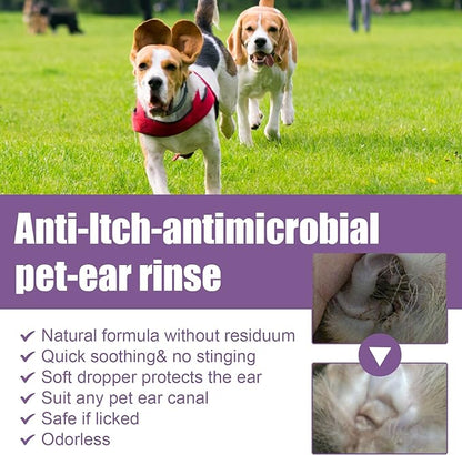 🐶🐱Pet Ear Cleaner - Infection Treatment for Dogs & Cats