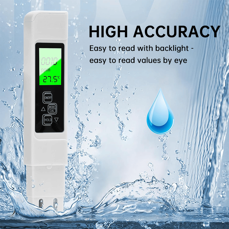 🔥2025 New 4 in 1 Tds Meter Digital Water Tester