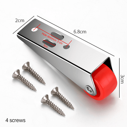 🚪 Door Long Brackets Swivel Wheels ⚙️