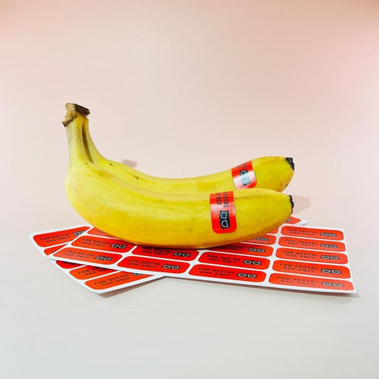 Rectal Use Only Sticker