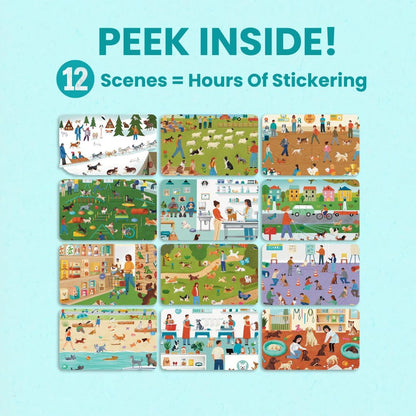 🔥LAST DAY 60% OFF - 🦋 Hello Bugs Sticker Book Activity for Kids 🐞 (over 500 stickers!)