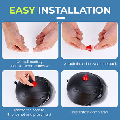 Devil suction cup horns