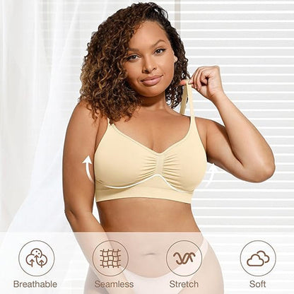 Women's Full Coverage Non-Padded Wireless Sculpt Bra