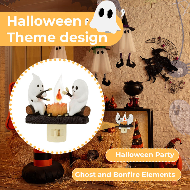 🔥👻 Spooky Halloween Ghost Light Decoration – Light Up Your Haunted House!