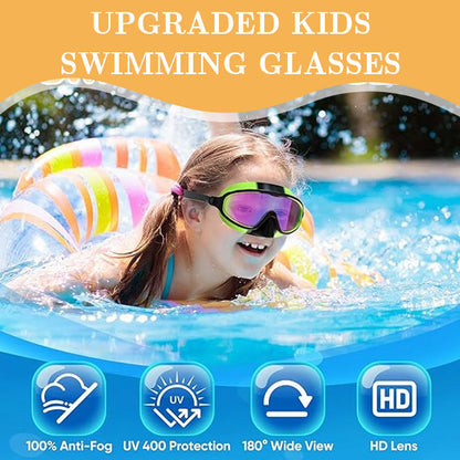 🥽Children's Nose Mask Large Frame Swimming Goggles