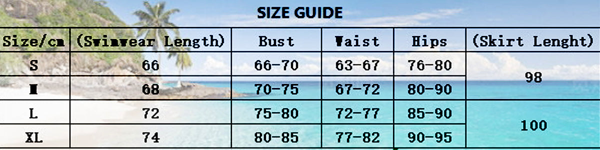 👗Sexy swimsuit for women with matching long swim skirt（🔥Free delivery to home）