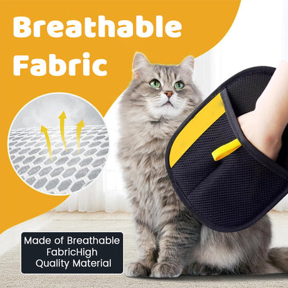 🐾 Pet Grooming & Deshedding Glove – Gentle, Easy, Effective!