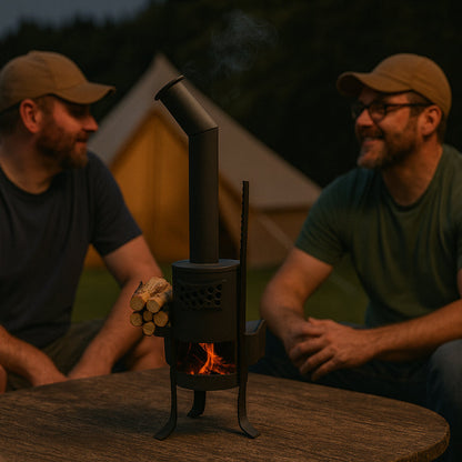 ⛺ 【Pocket Campfire】Mini Outdoor Wood Stove