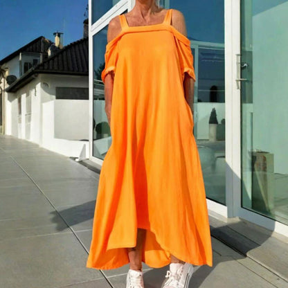👗Women's strapless loose long dress
