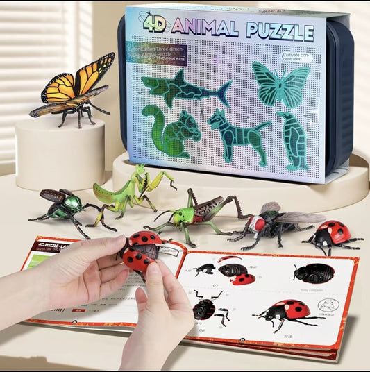 🎁4D ANIMAL PUZZLE🐱‍👤-Suitable for all children and teenagers