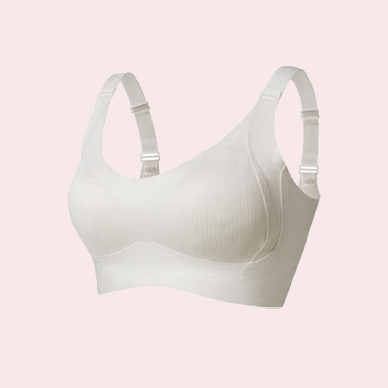 🔥Spring Sale 49% Off - Ribbed Push Up Adjustable Wireless Bra for Women