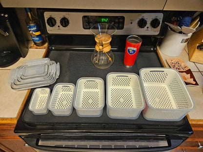 🏠🍱 Household Transparent Plastic Food Storage Box - Including Drain Basket 🧺