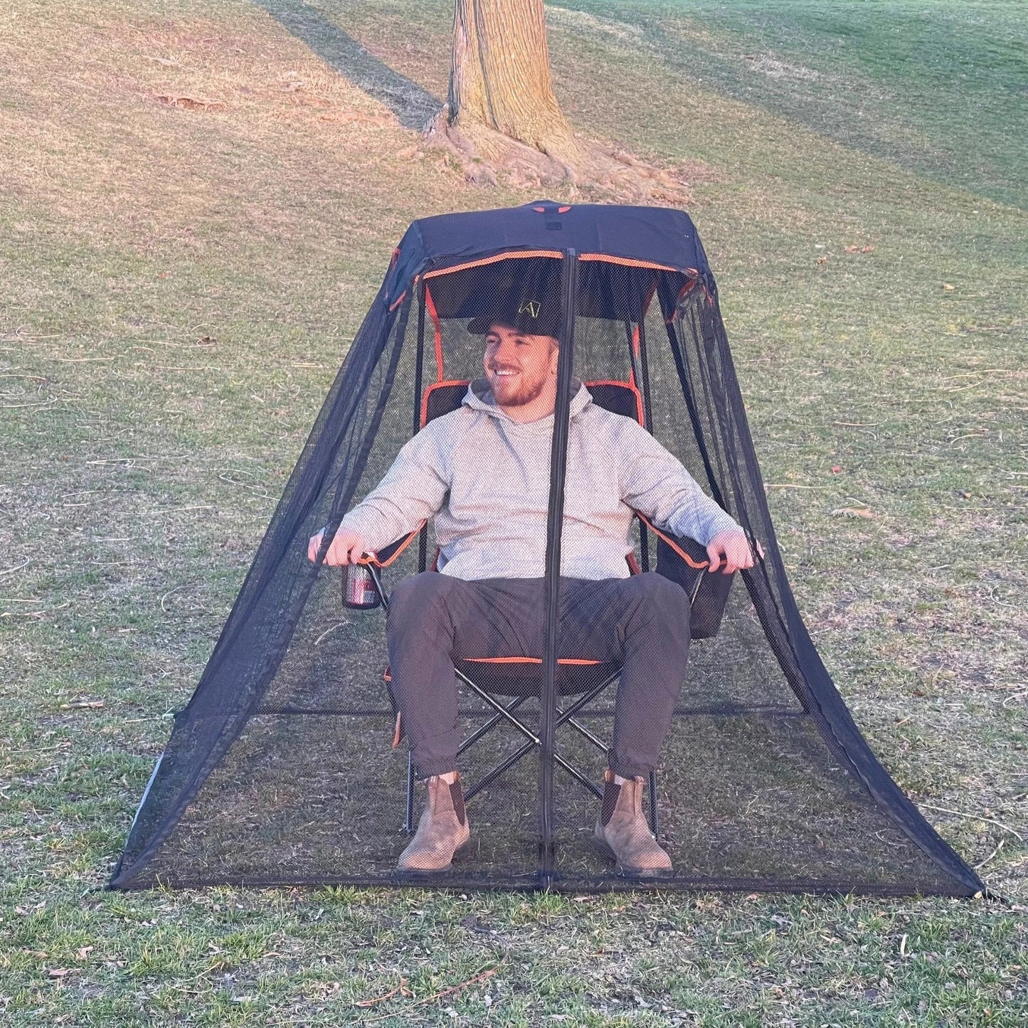 🔥2025 New Original Canopy Chair Mosquito Net (🛡️100% Fire-Resistant Bug Netting)
