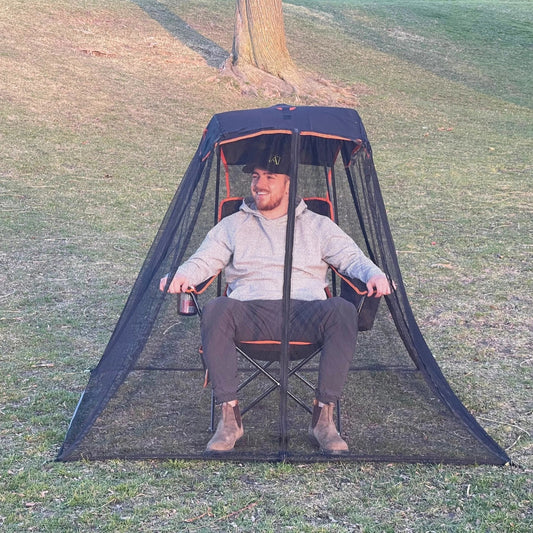 🔥2025 New Original Canopy Chair Mosquito Net (🛡️100% Fire-Resistant Bug Netting)