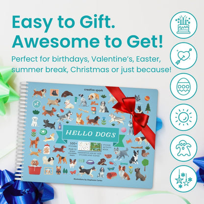🔥LAST DAY 60% OFF - 🦋 Hello Bugs Sticker Book Activity for Kids 🐞 (over 500 stickers!)