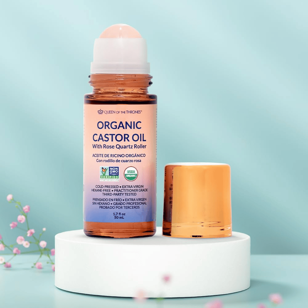🌿 Refresh & Revive - 49% OFF - ✨ Organic Castor Oil Roll-On - For Radiant Skin, Lush Hair & Relaxation