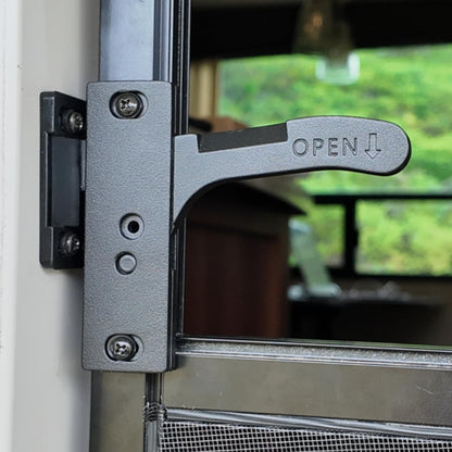 🚗Aluminum RV Screen Door Handle Replacement Latch Kit
