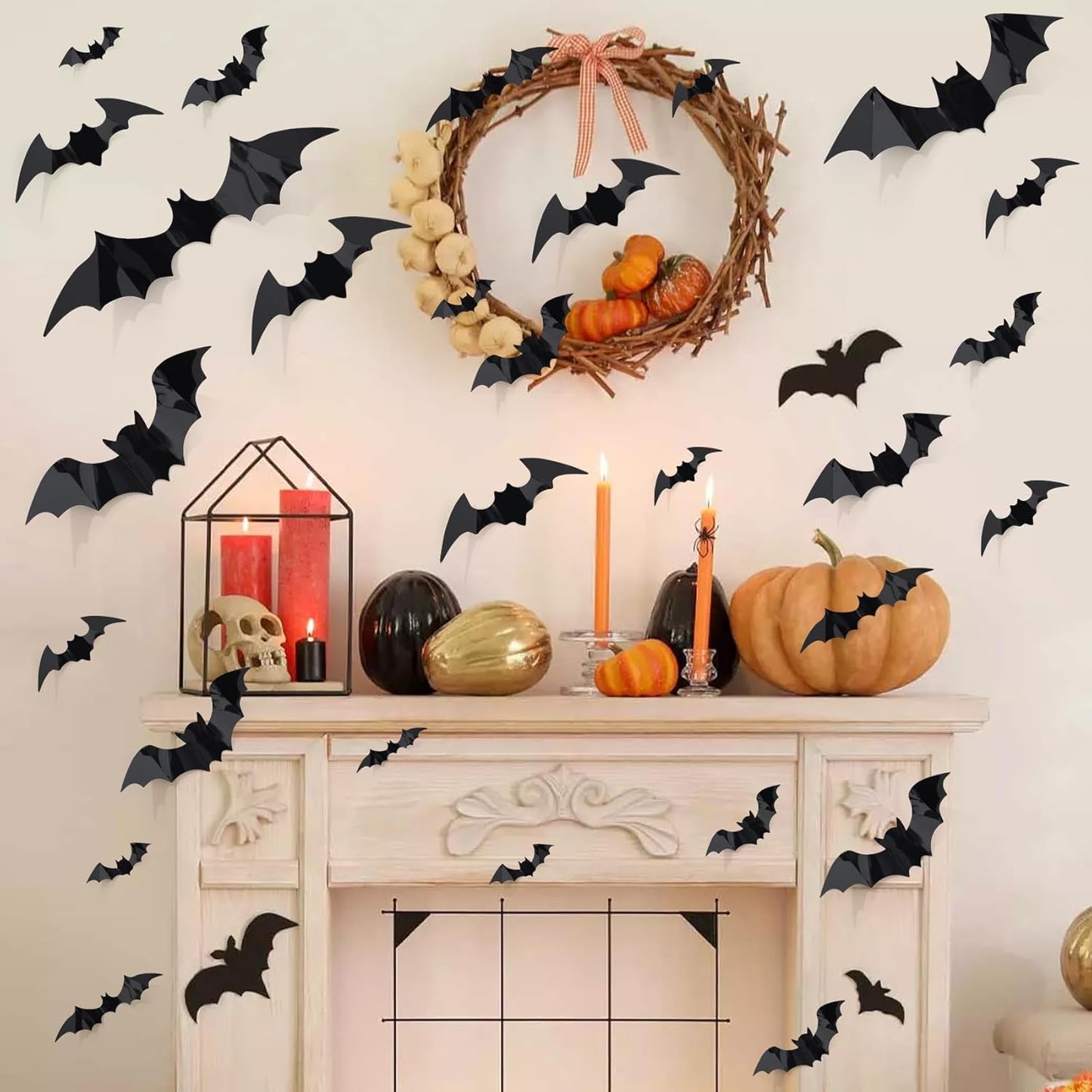🔥On Sale🔥12pcs/set 3D Bat Design LED Decoration