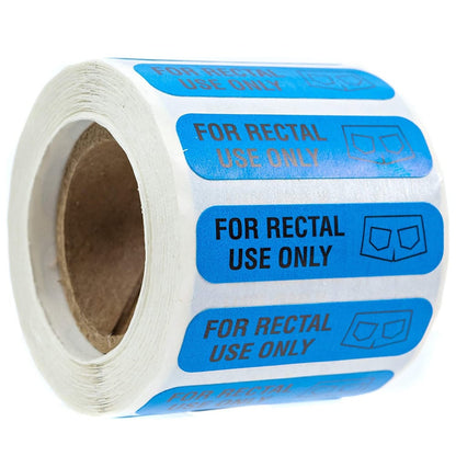 Rectal Use Only Sticker