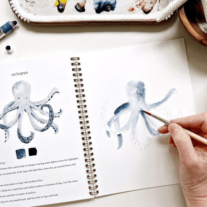 🔥Lente Korting🖼️ Aquarel Werkboek voor Nieuwe Kunstenaars