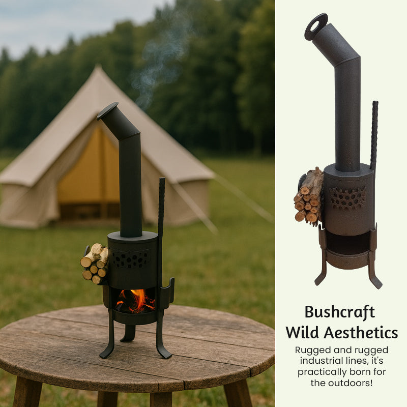 ⛺ 【Pocket Campfire】Mini Outdoor Wood Stove