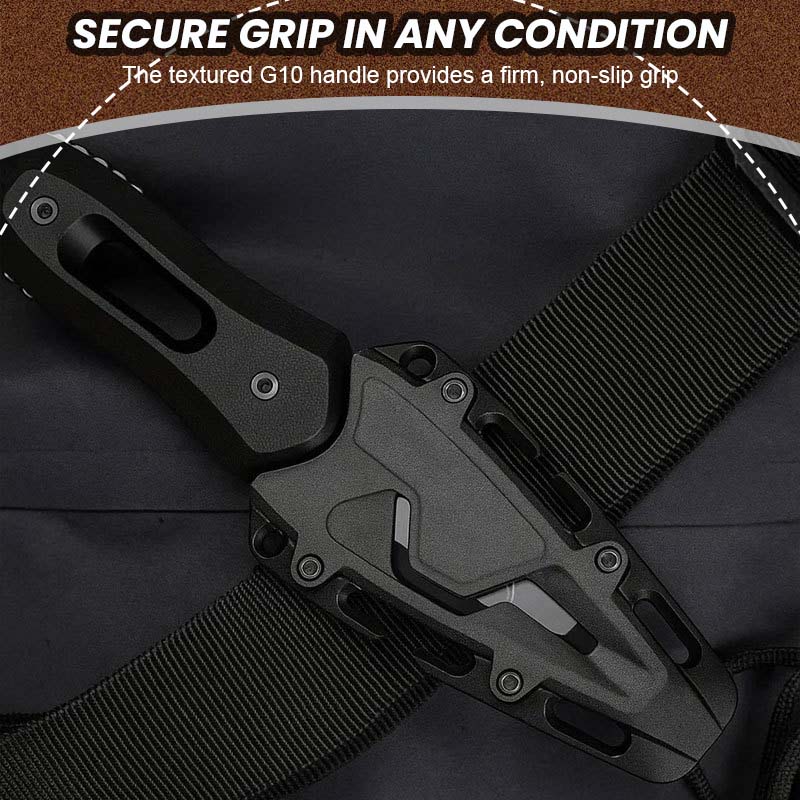 Tactical Rescue Knife 🔥 Made for Survival