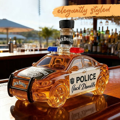 Police Car Whiskey Bottle