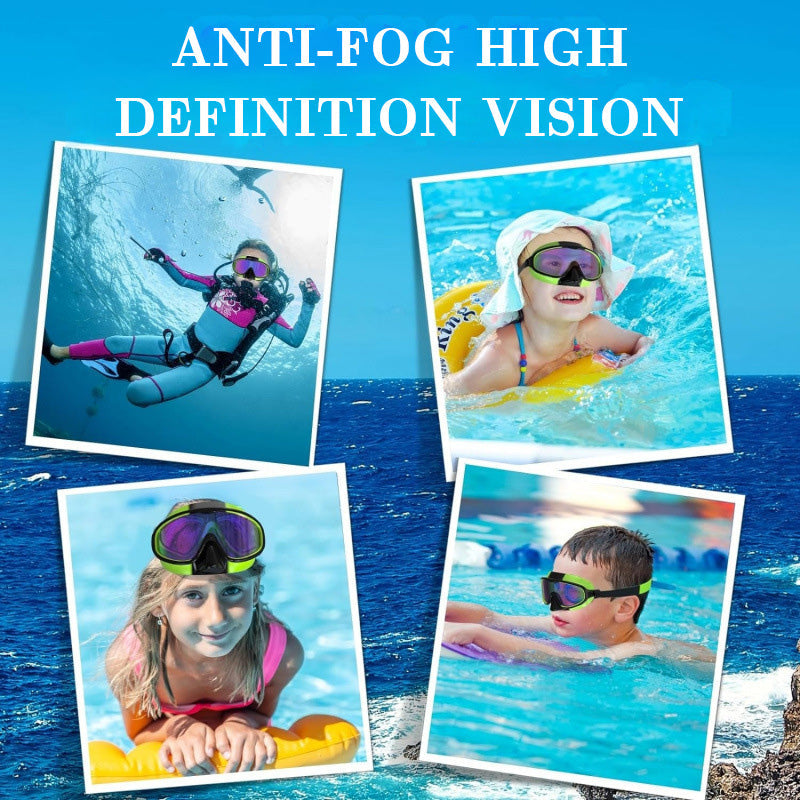 🥽Children's Nose Mask Large Frame Swimming Goggles