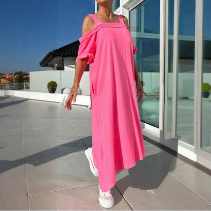 👗Women's strapless loose long dress