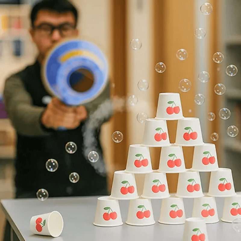 Handheld Skyrocket Fun Bubble Machine