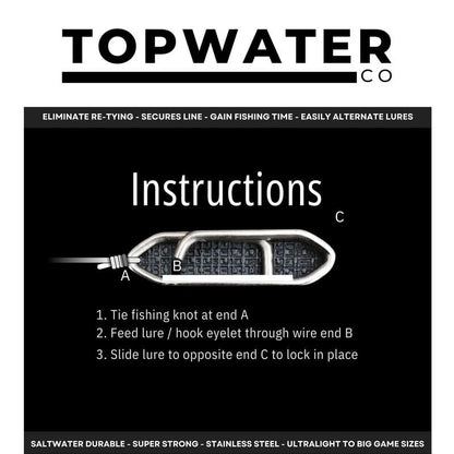 Topwater Speed Clips – Eenvoudig en Efficiënt Vissen